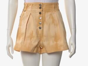 Ulla Johnson Ares Shorts in wheat tie dye - Size US 2